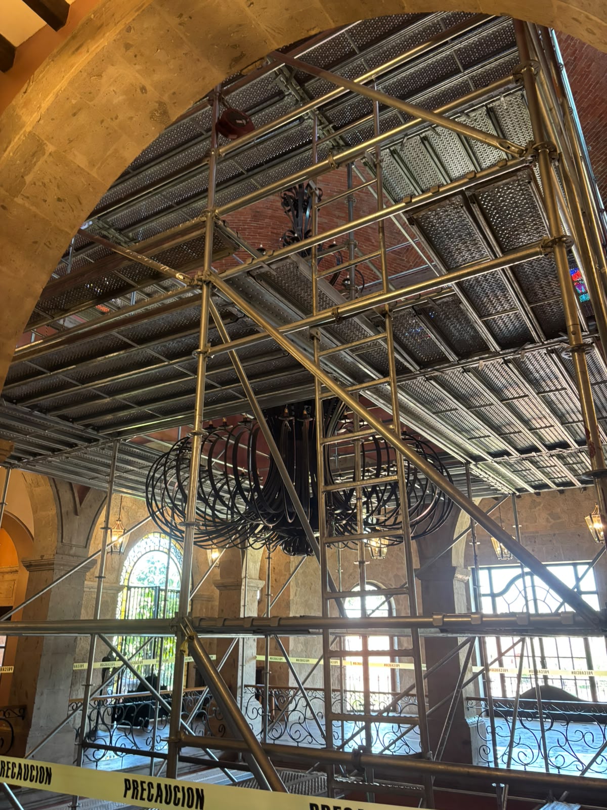 Plataformas de trabajo en recinto interior